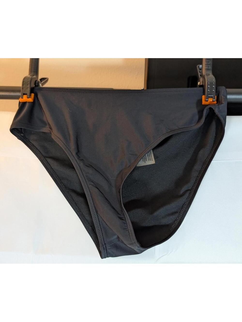 Women's Large Black Swim Bikini Bottoms - Stylish and Comfortable